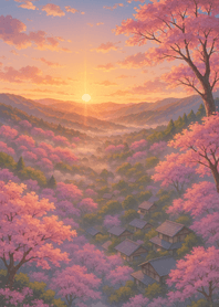 Cherry Valley Sunrise Dreamscape