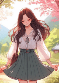 Walking with nature anime