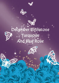 Purple : Turquoise & butterflies