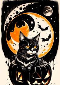 halloween cat d6C61C