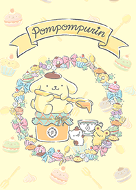 Pompompurin S Tea Party Line Theme Line Store
