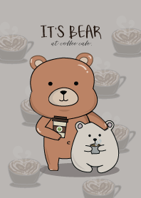 It's Bear at Coffee cafe