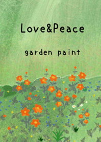 Oil painting art [garden paint 183]