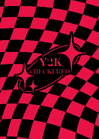 Y2K CHECKERED 02  - RED 2