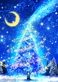 Christmas on a starry night from Japan