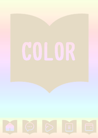 beige color rainbow Q08