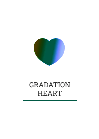 GRADATION HEART THEME :152