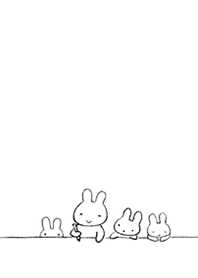 Parent and child rabbit