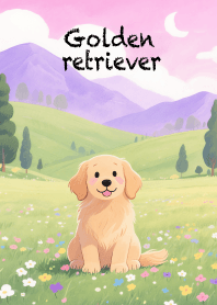 Love Lovely golden retriever Dog  (JP)