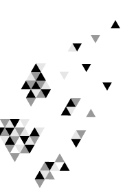 黒と白の幾何学的三角形