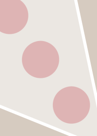 Natural color pink & beige