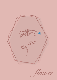 花 <鑽石> 珊瑚粉