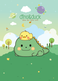 Chill Dino&Duck Pastel Green