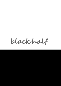 black half