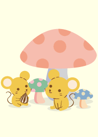 蘑菇森林小黃鼠