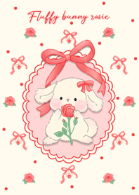 Fluffy bunny rosie (red)