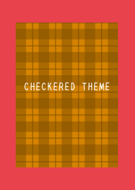 BROWN CHECKERED THEMEj-RED