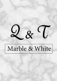 Q&T-Marble&White-Initial