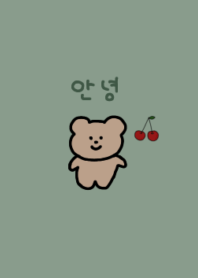 korea bear:)dustygreen