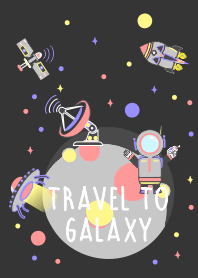 Travel To Galaxy Pastel Colors