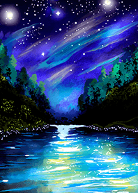 Beautiful starry night view#325
