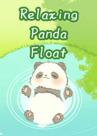 Relaxing Panda Float (Green 02)