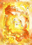 金運上昇 黄金の月と昇龍のLINE着せ替え｜画像、情報など