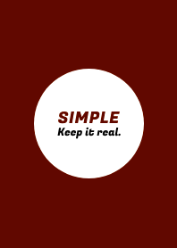 SIMPLE -Keep it real.- THEME 5