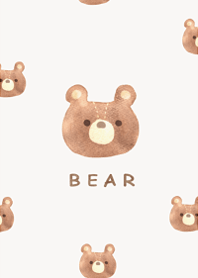 Cute cute simple bear.10.