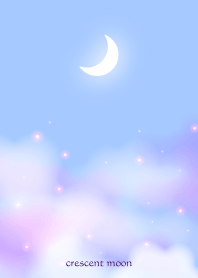 crescent moon-blue 16