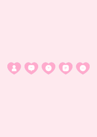 SIMPLE HEART(pink)V.50