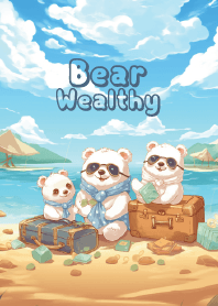 rich bear at the beach 2