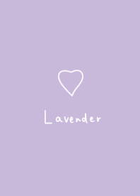 Lavender color and loose heart