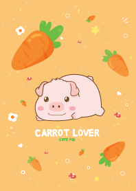 Pig Carrot Lover Cutie