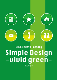 Simple Design -vivid green-