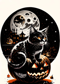 halloween cat d42Aba