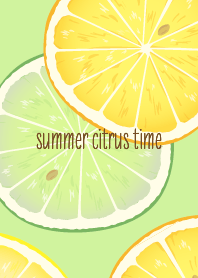 summer citrus time yellow green J #fresh