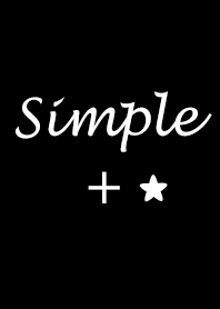 Simple plus little star