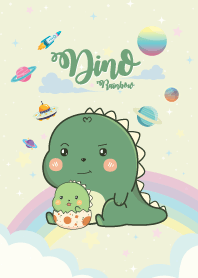 Dino Rainbow Galaxy Cream