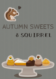 秋天的甜品和松鼠 + 象牙白色 [os]