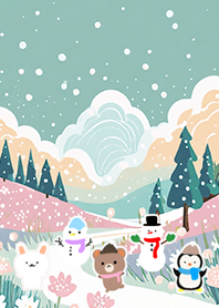 Kawaii scandinavian style(Winter-706)