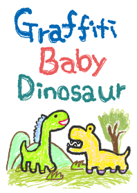Graffiti Baby Dinosaur