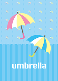 Mudando o guarda-chuva <azul>
