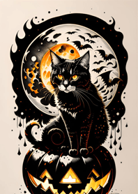 halloween cat Bb29F5