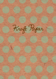 Kraft paper-Green dot-