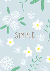 White flowers and leaves from Japan