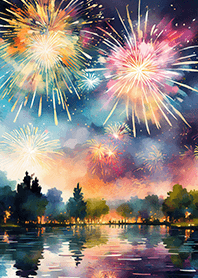 Beautiful Fireworks Theme#122