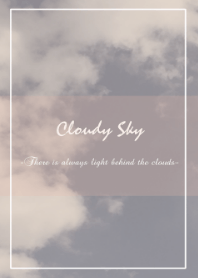 落ち着いた空。-Cloudy sky-