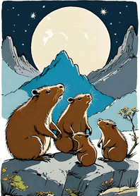 浮世絵 - 水豚 ADAc4d