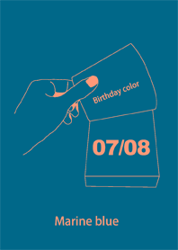 生日顏色 7月8日 簡單